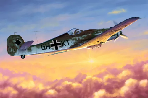 HobbyBoss 81717 Focke-Wulf FW-190D-10 repülőgép makett (1/48)