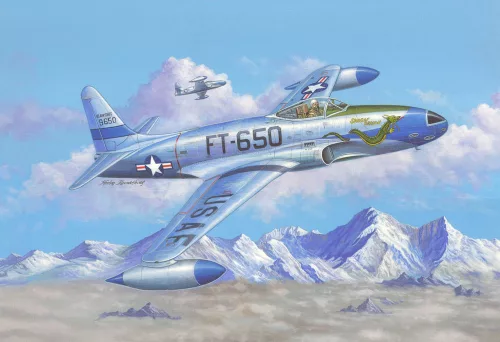 HobbyBoss 81725 Lockheed F-80C Shooting Star fighter repülőgép makett (1/48)