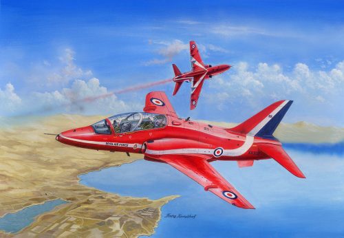 HobbyBoss 81738 RAF Red Arrows Hawk T MK.1/1A repülőgép makett (1/48)