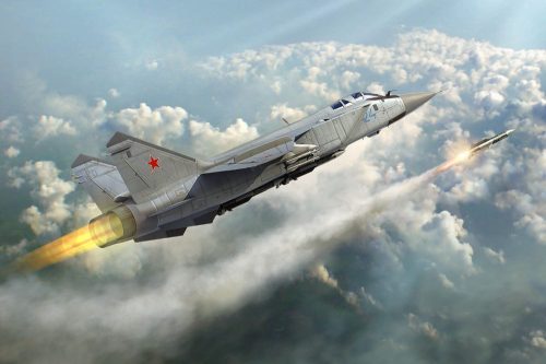 HobbyBoss 81753 Russian MiG-31 Foxhound repülőgép makett (1/48)