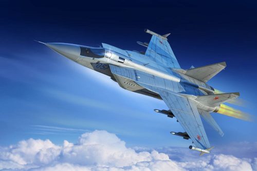 HobbyBoss 81755 Russian MiG-31M Foxhound repülőgép makett (1/48)