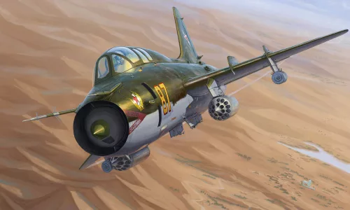 HobbyBoss 81759 Soviet Su-17UM3 Fitter-G repülőgép makett (1/48)