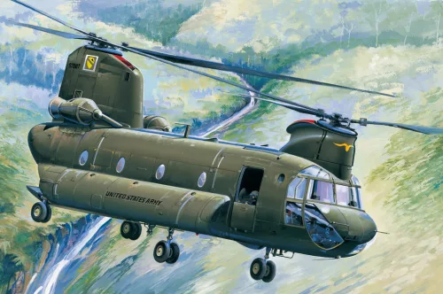 HobbyBoss 81772 Boeing CH-47A Chinook helikopter makett (1/48)