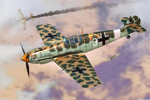 HobbyBoss 81793 Messerschmitt Bf-109E-4/Trop 1/48 repülőgép makett