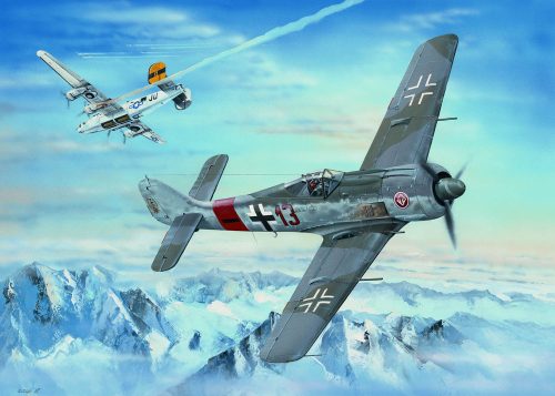 HobbyBoss 81803 Focke-Wulf FW190A-8 repülőgép makett (1/18)