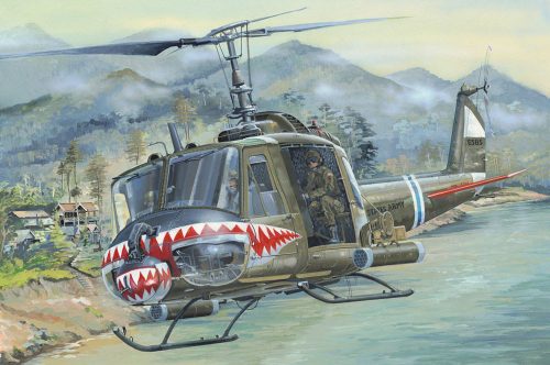 HobbyBoss 81806 UH-1 Huey B helikopter maket (1/18)