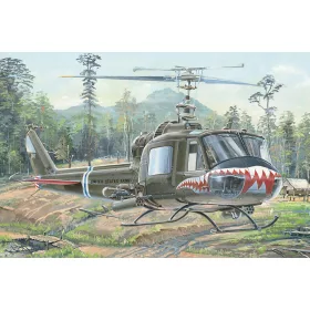 HobbyBoss 81807 Bell UH-1 Huey B/C helikopter makett (1/18)