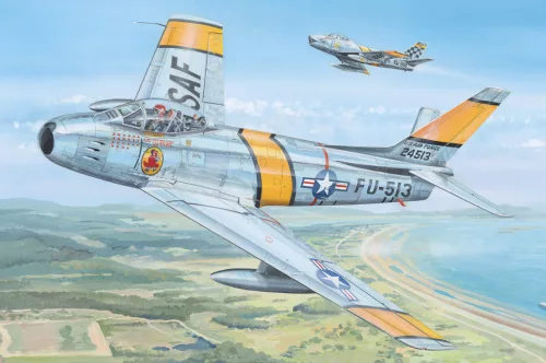 HobbyBoss 81808 North American F-86 Sabre repülőgép makett (1/18)