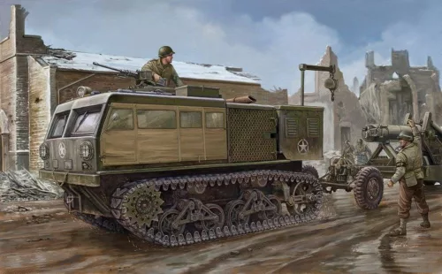 HobbyBoss 82408 US M4 High Speed Tractor harcjármű makett (1/35)