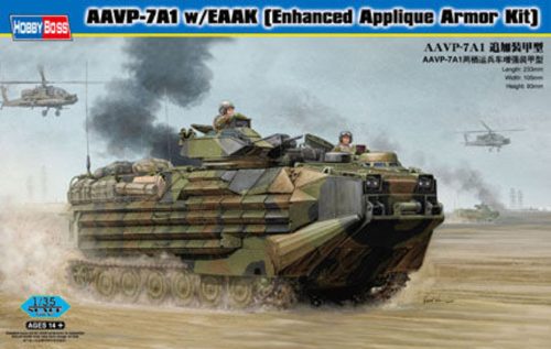 HobbyBoss 82414 AAVP-7A1 w/EAAK Enhanced AppliquĂ© Armor Kit harcjármű makett (1/35)