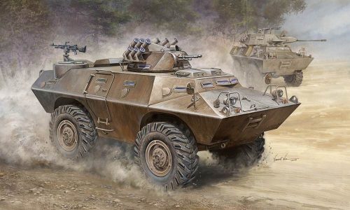 HobbyBoss 82419 M706 Commando Armored Car Product Improved harcjármű makett (1/35)