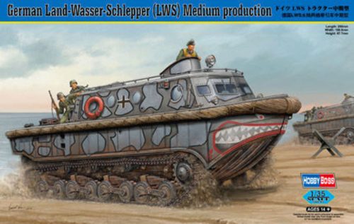 HobbyBoss 82433 German Land-Wasser-Schlepper (LWS) Medium production harcjármű makett (1/35)