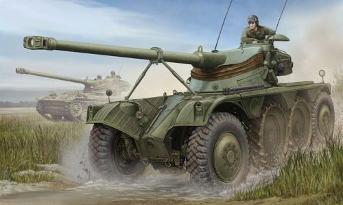 HobbyBoss 82489 French EBR-10 Wheeled Reconna. Vehicle harcjármű makett (1/35)