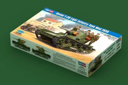 HobbyBoss 82496 Soviet T-26 Light Infantry Tank Mod.1935 harcjármű makett (1/35)