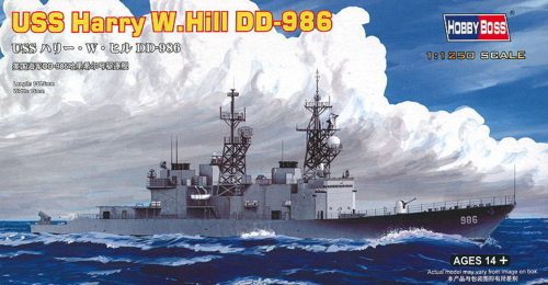 HobbyBoss 82506 USS Harry  W. Hill D-986 Hajó makett (1/1250)