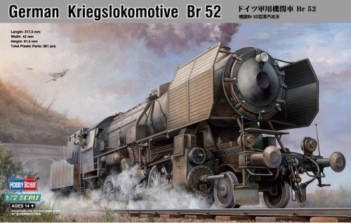 HobbyBoss 82901 German Kriegslokomotive  BR-52 vasúti makett (1/72)