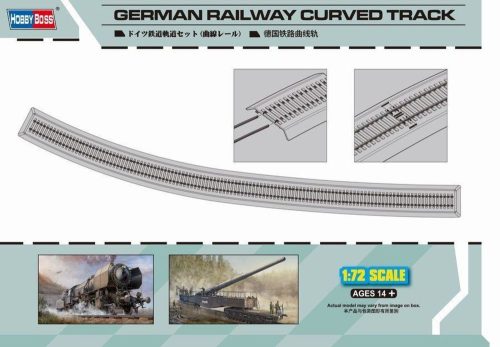 HobbyBoss 82910 German Railway Curved Track vasúti makett (1/72)