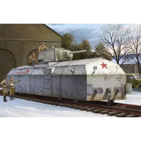 HobbyBoss 82912 Soviet Armoured Train vasúti makett (1/72)