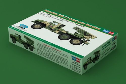 HobbyBoss 82932 Russian BM-21 Grad Late Version harcjármű makett (1/72)