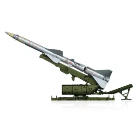   HobbyBoss 82933 Soviet Sam-2 Missile with Launcher Cabin makett (1/72)