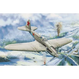   HobbyBoss 83201 Soviet IL-2 Ground attack aircraft repülőgép makett (1/32)