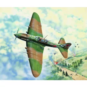   HobbyBoss 83204 Soviet IL-2M3 Ground attack aircraft repülőgép makett (1/32)