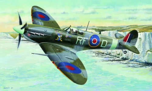 HobbyBoss 83205 British Spitfire Mk.Vb repülőgép makett (1/32)