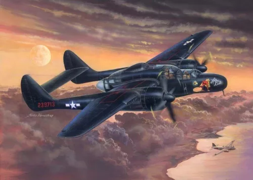 HobbyBoss 83209 Northrop P-61B Black Widow repülőgép makett (1/32)