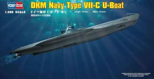 HobbyBoss 83505 German Type VII-C U-Boat tengeralattjáró makett (1/350)
