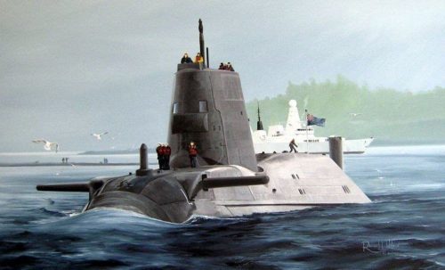 HobbyBoss 83509 HMS Astute tengeralattjáró makett (1/350)