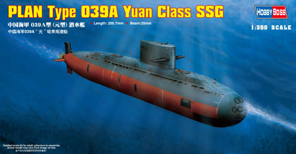 HobbyBoss 83510 PLAN Type 039A Yuan Class SSG 1/350 tengeralattjáró makett