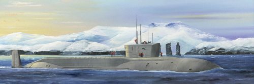 HobbyBoss 83520 Russ. Navy Proj. 955 Borei-Yuri Dol.SSBN tengeralattjáró makett (1/350)