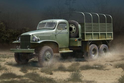 HobbyBoss 83831 US GMC CCKW-352 Steel Cargo Truck harcjármű makett (1/35)