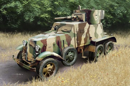 HobbyBoss 83839 Soviet BA-6 Armor Car harcjármű makett (1/35)