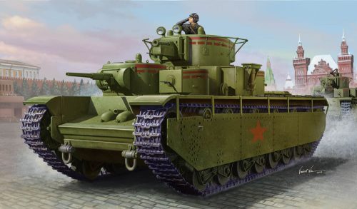 HobbyBoss 83841 Soviet T-35 Heavy Tank-Early harcjármű makett (1/35)