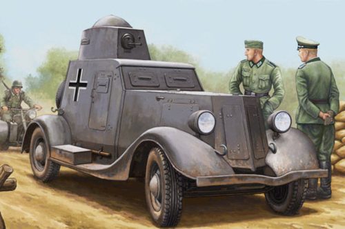 HobbyBoss 83884 Soviet BA-20M Armored Car harcjármű makett (1/35)