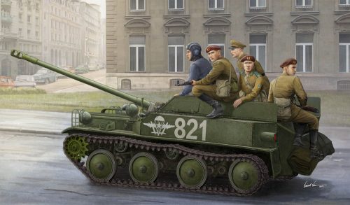 HobbyBoss 83896 Russian ASU-57 Airborne Tank Destroyer harcjármű makett (1/35)