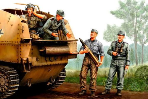 HobbyBoss 84402 German SPG Crew Figura makett (1/35)