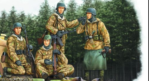 HobbyBoss 84404 German Panzer Grenadiers Vol.1 Figura makett (1/35)