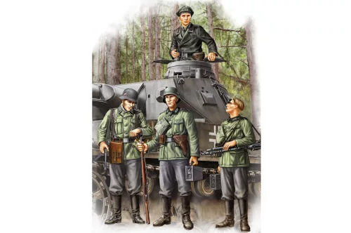 HobbyBoss 84413 German Infantry Set Vol.1 (Early) Figura makett (1/35)
