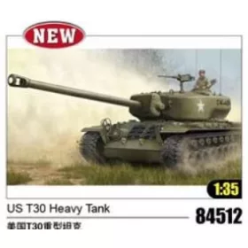   HobbyBoss 84512 US T30 Heavy Tank 1/35 harckocsi makett harcjármű makett (1/35)