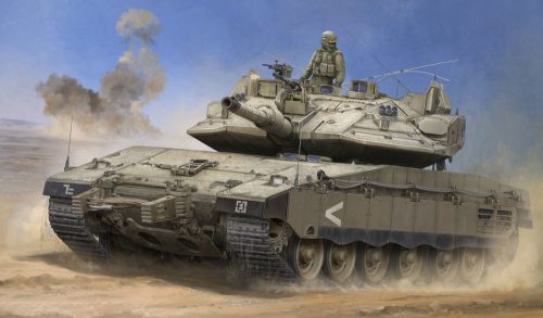 HobbyBoss 84523 IDF Merkava Mk IV w/Trophy harcjármű makett (1/35)