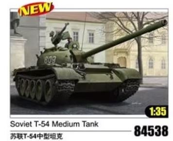 HobbyBoss 84538 Soviet T-54 Medium Tank 1/35 harckocsi makett