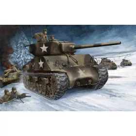   HobbyBoss 84805 US M4A3 (76W) Sherman TANK harcjármű makett (1/48)