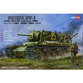   HobbyBoss 84810 Russian KV-1 1941 Small Turret tank harcjármű makett (1/48)