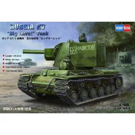   HobbyBoss 84815 Russian KV Big Turret Tank harcjármű makett (1/48)