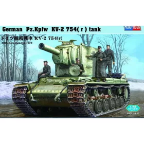   HobbyBoss 84819 German Pz.Kpfw KV-2 754(r) tank harcjármű makett (1/48)