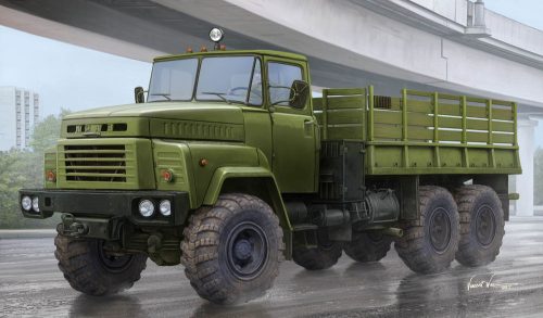 HobbyBoss 85510 Russian KrAZ-260 Cargo Truck harcjármű makett (1/35)