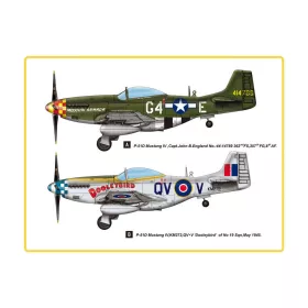   HobbyBoss 85802 North American P-51D Mustang IV Fighter repülőgép makett (1/48)