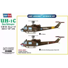   HobbyBoss 85803 Bell UH-1C Huey Helicopter helikopter maket (1/48)